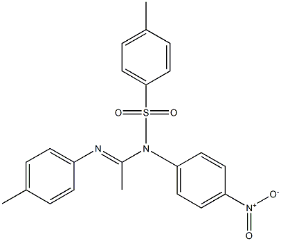  N1-(p-Nitrophenyl)-N1-tosyl-N2-(p-methylphenyl)acetamidine