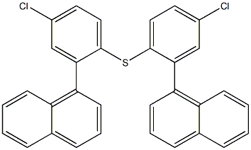 1-Naphtyl(4-chlorophenyl) sulfide Structure