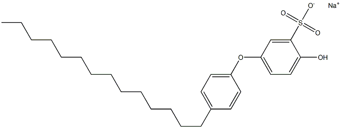  4-Hydroxy-4'-tetradecyl[oxybisbenzene]-3-sulfonic acid sodium salt
