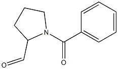 1-Benzoylpyrrolidine-2-carbaldehyde Structure