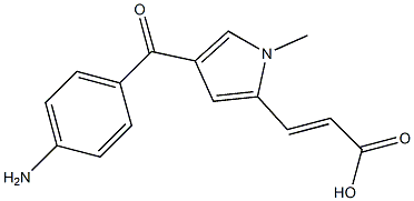  (E)-3-[1-Methyl-4-[4-aminobenzoyl]-1H-pyrrol-2-yl]acrylic acid
