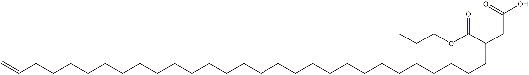 3-(28-Nonacosenyl)succinic acid 1-hydrogen 4-propyl ester