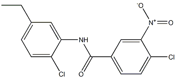 2',4-ジクロロ-5'-エチル-3-ニトロベンズアニリド 化学構造式