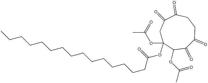 2,3-Bis(acetyloxy)-3-hexadecanoyloxy-1,5-dioxa-6,9-dioxocyclononane