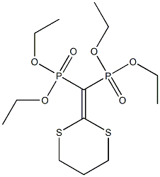 (1,3-Dithian-2-ylidene)methylenebisphosphonic acid tetraethyl ester