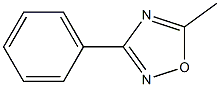 3-フェニル-5-メチル-1,2,4-オキサジアゾール 化学構造式