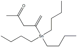 4-(トリブチルスタンニル)-4-ペンテン-2-オン 化学構造式