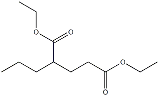 Hexane-1,3-dicarboxylic acid diethyl ester Structure