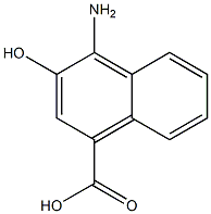 4-Amino-3-hydroxy-1-naphthoic acid Structure