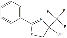 4-(Trifluoromethyl)-2-phenyl-2-thiazolin-4-ol 结构式