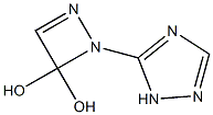 3-[(2,3-Dihydro-3,3-dihydroxy-1,2-diazet)-2-yl]-2H-1,2,4-triazole