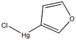 Chloro 3-furylmercury(II),,结构式