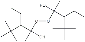 tert-Butyl(1-hydroxy-1-methylbutyl) peroxide Structure