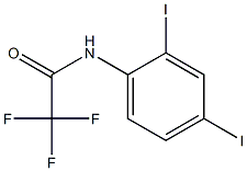 N-(2,4-Diiodophenyl)trifluoroacetamide,,结构式