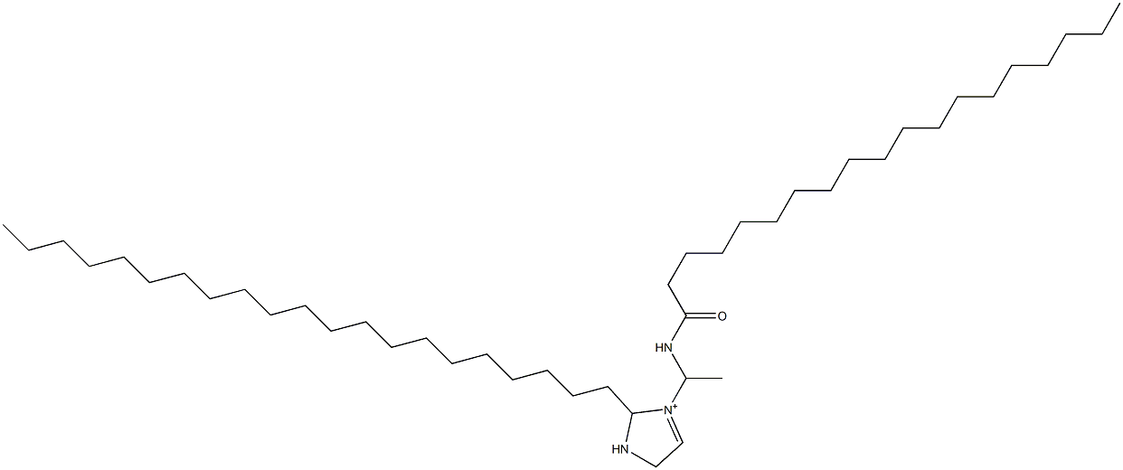 2-Henicosyl-3-[1-(nonadecanoylamino)ethyl]-3-imidazoline-3-ium Structure