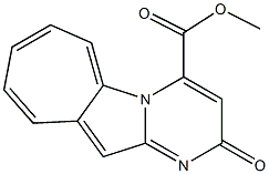 2-Oxo-2H-cyclohepta[4,5]pyrrolo[1,2-a]pyrimidine-4-carboxylic acid methyl ester Structure