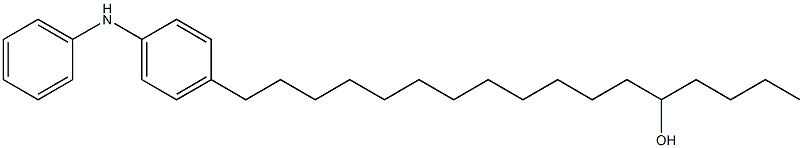 4-(13-Hydroxyheptadecyl)phenylphenylamine