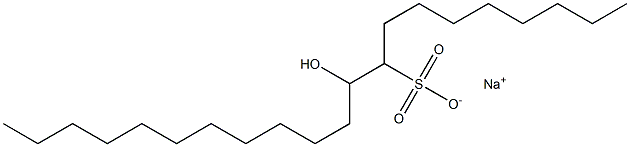  10-Hydroxyhenicosane-9-sulfonic acid sodium salt