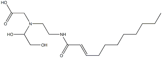  N-(1,2-Dihydroxyethyl)-N-[2-(2-undecenoylamino)ethyl]aminoacetic acid