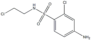 4-Amino-2-chloro-N-(2-chloroethyl)benzenesulfonamide