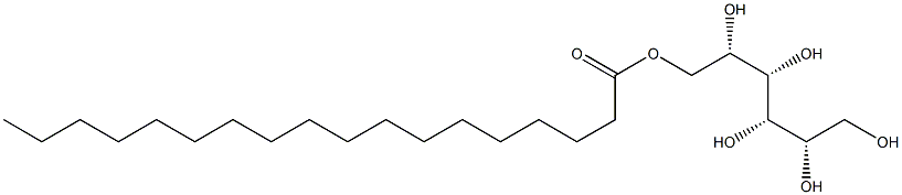 L-Mannitol 6-octadecanoate 结构式