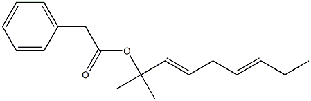 Phenylacetic acid 1,1-dimethyl-2,5-octadienyl ester