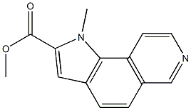 1-Methyl-1H-pyrrolo[2,3-f]isoquinoline-2-carboxylic acid methyl ester 结构式