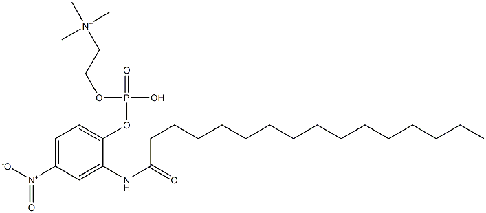2-[[Hydroxy[4-nitro-2-[(1-oxohexadecyl)amino]phenoxy]phosphinyl]oxy]-N,N,N-trimethylethanaminium