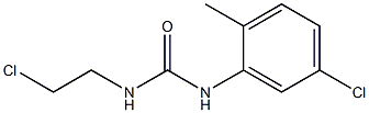 1-(2-Chloroethyl)-3-(5-chloro-2-methylphenyl)urea Struktur