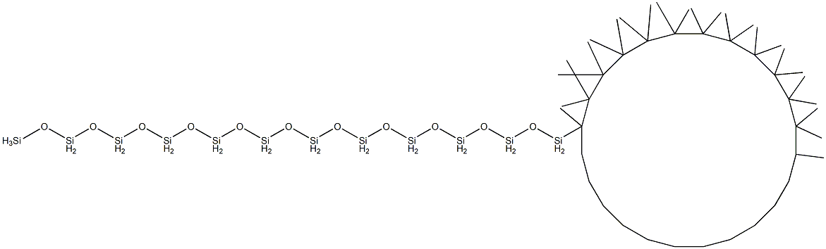 Tetracosamethylcyclotetracosanedodecasiloxane Structure