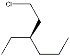 [R,(-)]-1-Chloro-3-ethylhexane Struktur