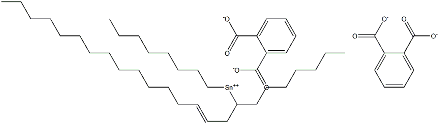 Bis[phthalic acid 1-(2-hexadecenyl)]dioctyltin(IV) salt 结构式