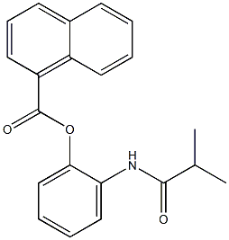 1-Naphthoic acid 2-(2-methylpropanoyl)aminophenyl ester|