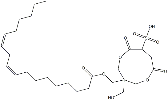 Linoleic acid [1-(hydroxymethyl)-4,7-dioxo-6-sulfo-3,8-dioxacyclononan-1-yl]methyl ester|