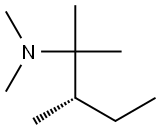 [S,(-)]-N,N,1,1,2-Pentamethyl-1-butanamine Structure