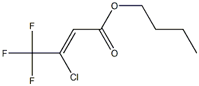 3-Chloro-4,4,4-trifluoro-2-butenoic acid butyl ester