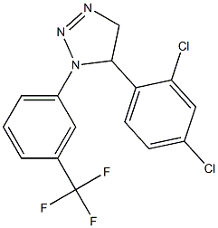  1-(3-Trifluoromethylphenyl)-5-(2,4-dichlorophenyl)-4,5-dihydro-1H-1,2,3-triazole