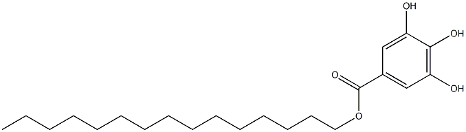 Gallic acid pentadecyl ester Structure