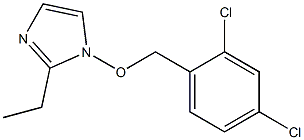 2-Ethyl-1-(2,4-dichlorobenzyloxy)-1H-imidazole Structure