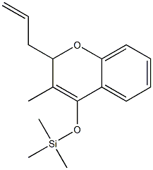 3-Methyl-2-(2-propenyl)-4-(trimethylsilyloxy)-2H-1-benzopyran