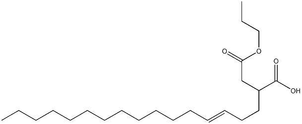 2-(3-Hexadecenyl)succinic acid 1-hydrogen 4-propyl ester Structure