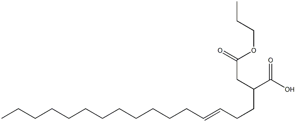 2-(3-Hexadecenyl)succinic acid 1-hydrogen 4-propyl ester 结构式