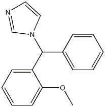 1-[(2-Methoxyphenyl)(phenyl)methyl]-1H-imidazole Structure