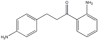 1-(2-Aminophenyl)-3-(4-aminophenyl)-1-propanone,,结构式