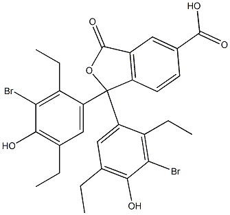 1,1-Bis(3-bromo-2,5-diethyl-4-hydroxyphenyl)-1,3-dihydro-3-oxoisobenzofuran-5-carboxylic acid