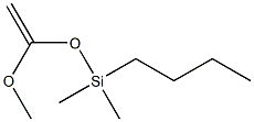 1-Methoxy-1-(butyldimethylsilyloxy)ethene Struktur