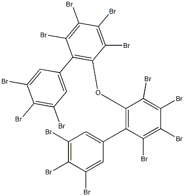 (3,4,5-Tribromophenyl)(2,3,4,5-tetrabromophenyl) ether 结构式