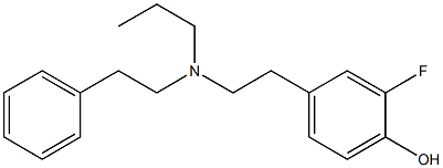  N-Propyl-N-(2-phenylethyl)-2-(3-fluoro-4-hydroxyphenyl)ethylamine