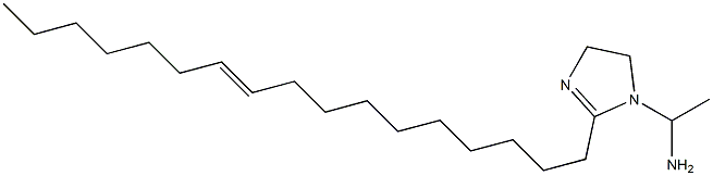 1-(1-アミノエチル)-2-(10-ヘプタデセニル)-2-イミダゾリン 化学構造式