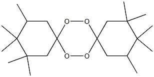 2,2,3,3,4,11,11,12,12,13-Decamethyl-7,8,15,16-tetraoxadispiro[5.2.5.2]hexadecane,,结构式